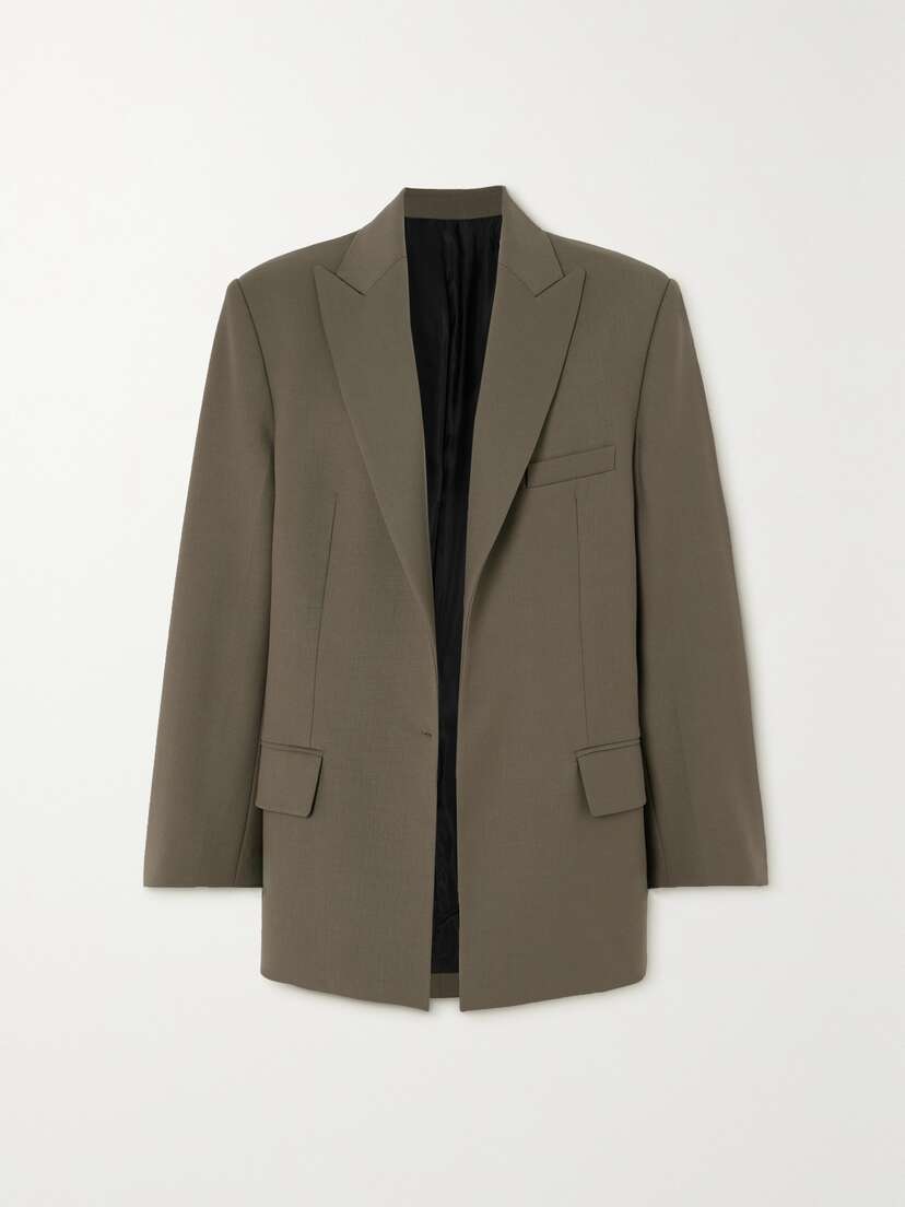 Victoria Beckham Oversized Twill Blazer