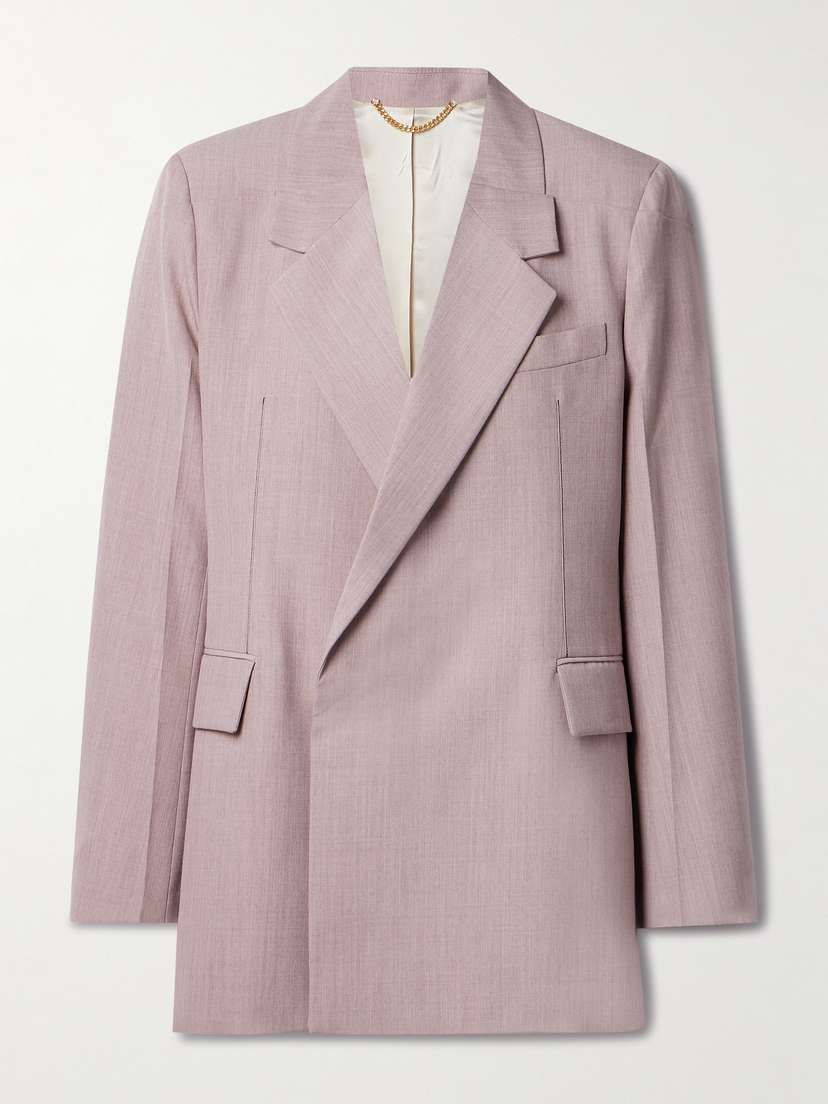 Victoria Beckham Double-breasted Wool Blazer