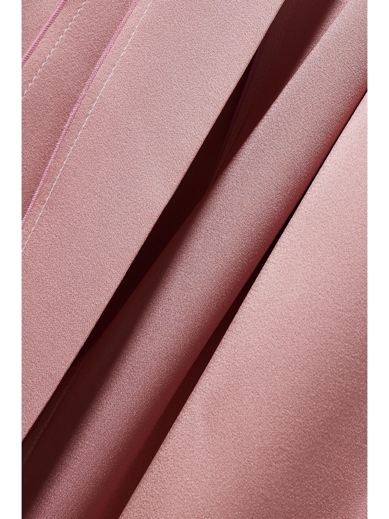 Victoria Beckham Midi Dress Featuring Belt And Cut-out In Pink