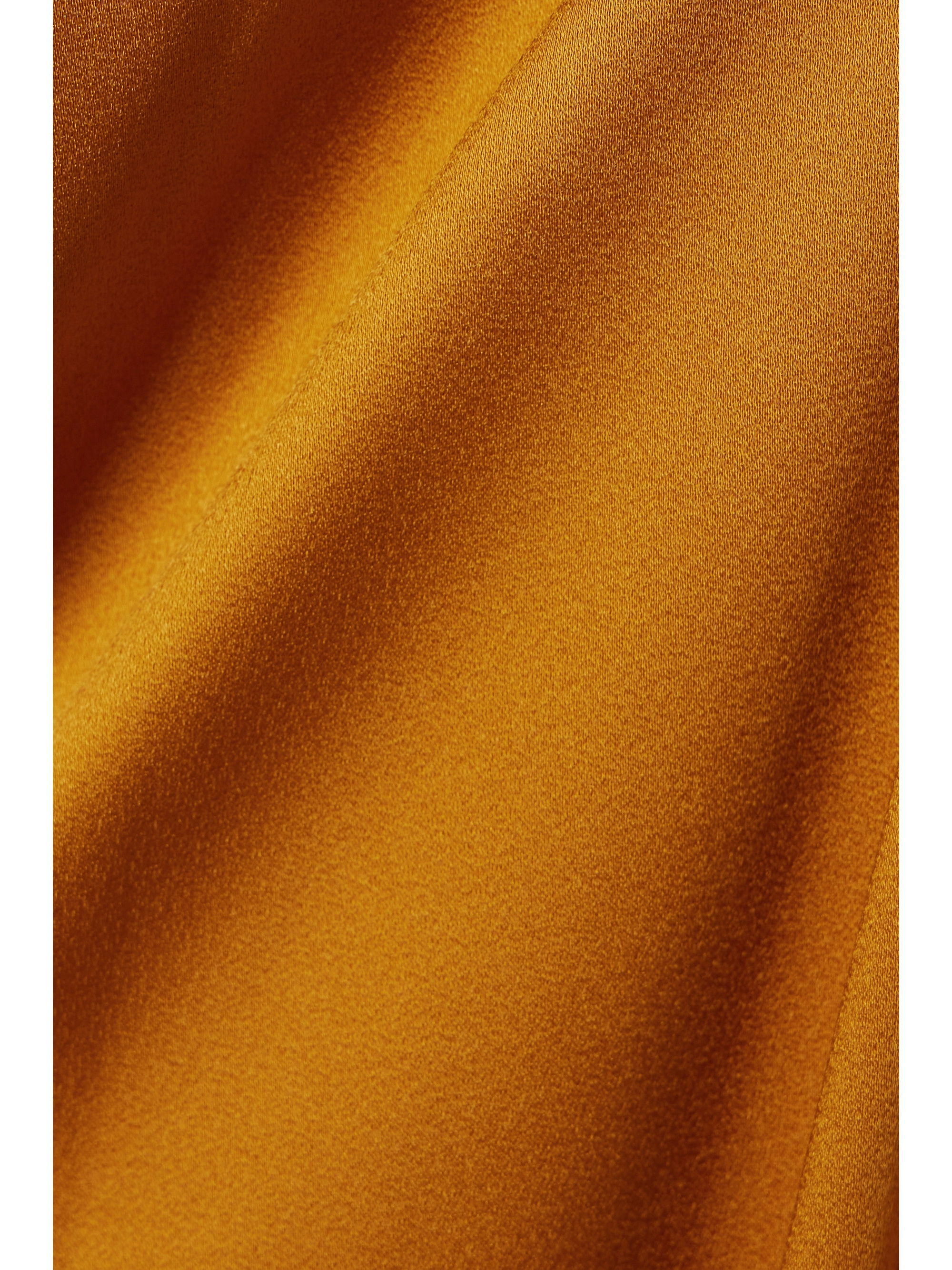 Victoria Beckham Cutout hammered-satin midi wrap dress