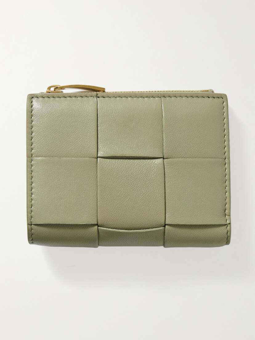 Bottega Veneta Cassette Intrecciato Leather Wallet