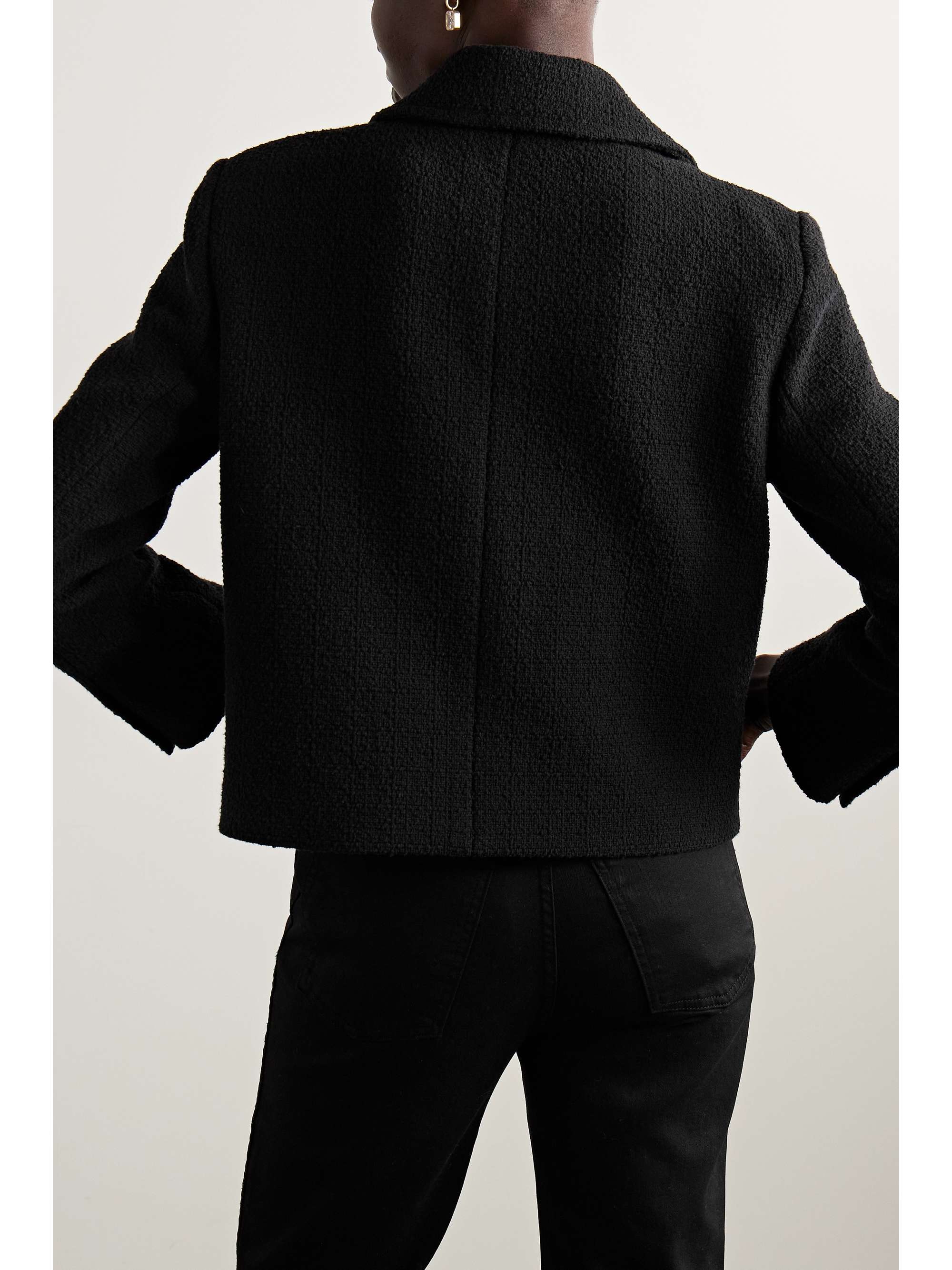 NILI LOTAN Paloma cottonblend tweed jacket NETAPORTER