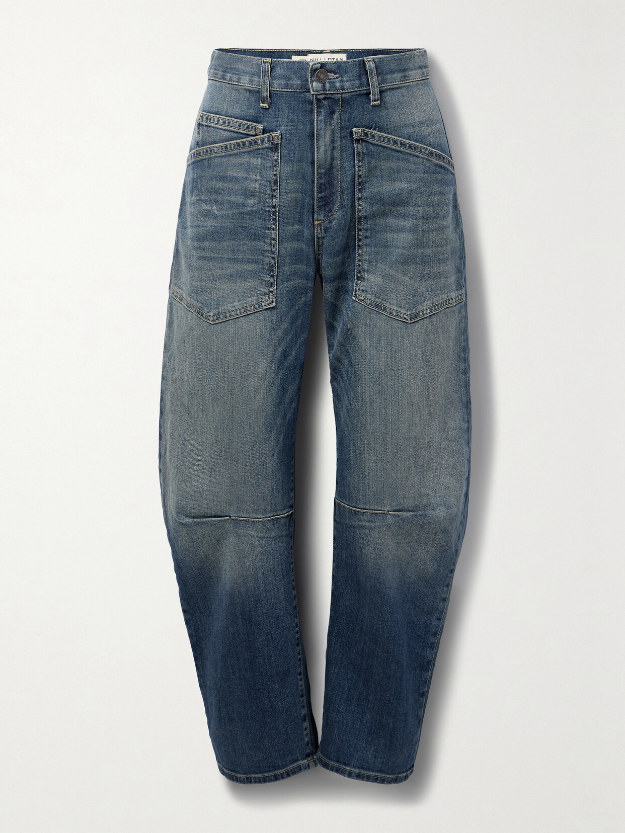 Nili Lotan Shon Boyfriend Jeans - Blue