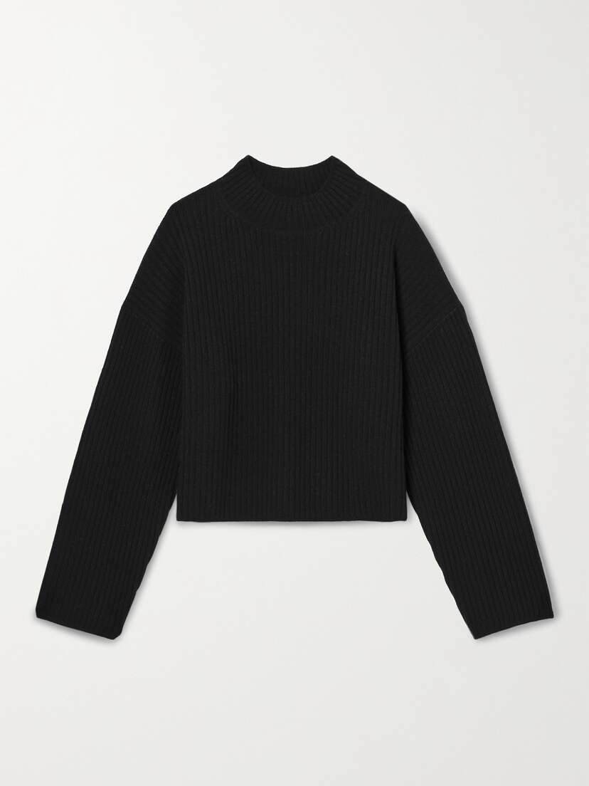 Nili Lotan Idesia Ribbed Wool Sweater
