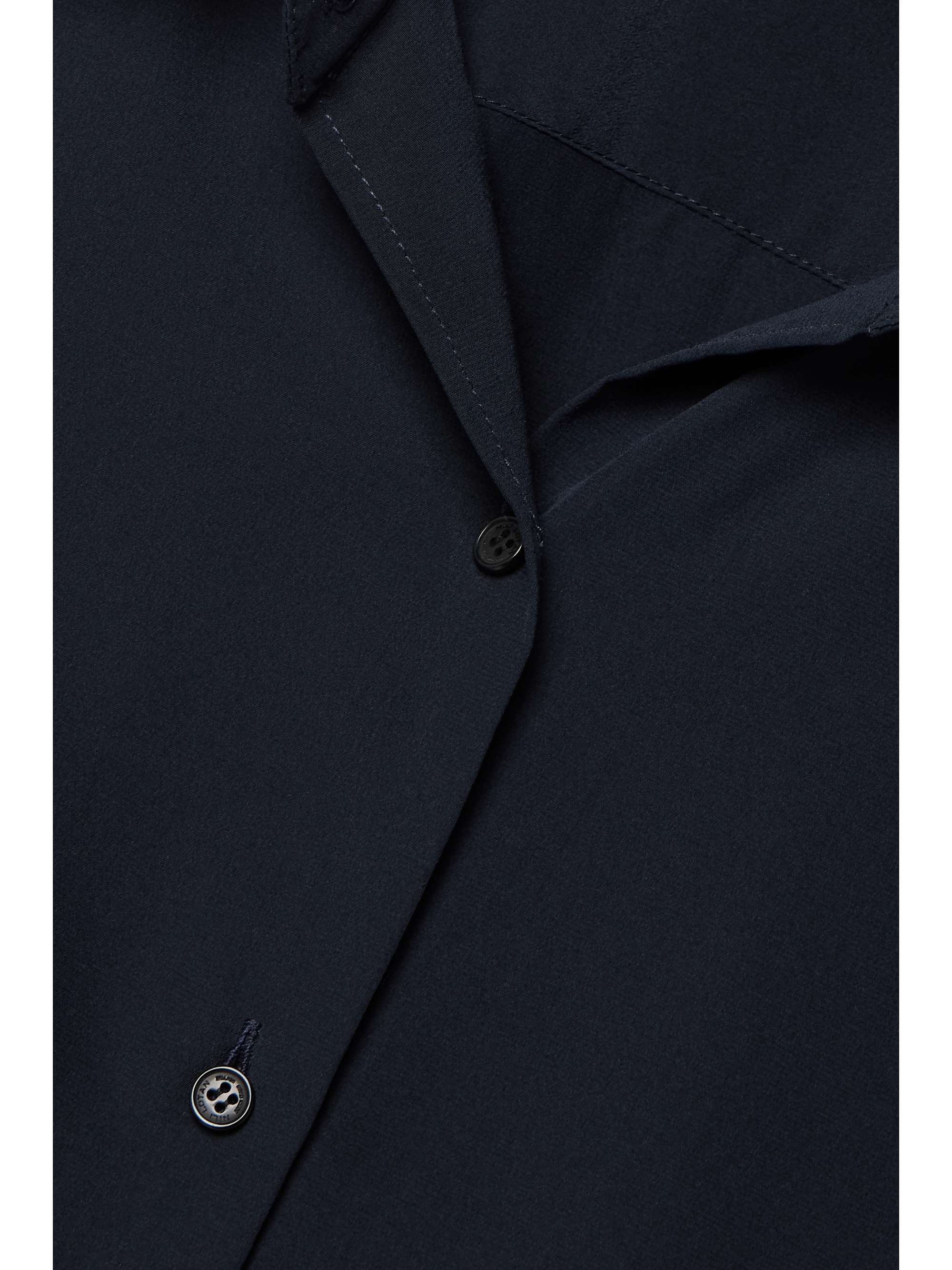 NILI LOTAN Julien silk crepe de chine shirt