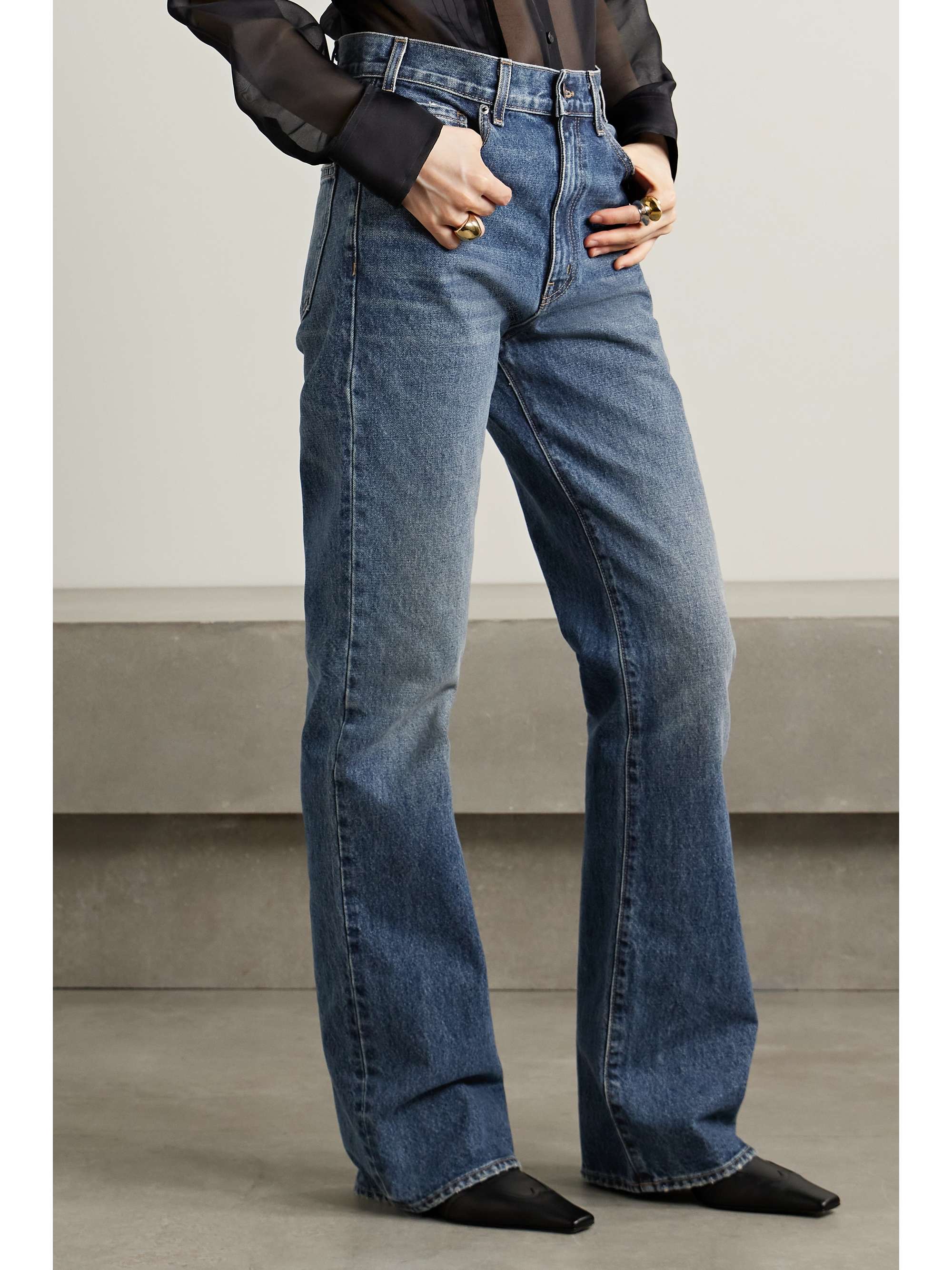 NILI LOTAN Joan high-rise straight-leg jeans