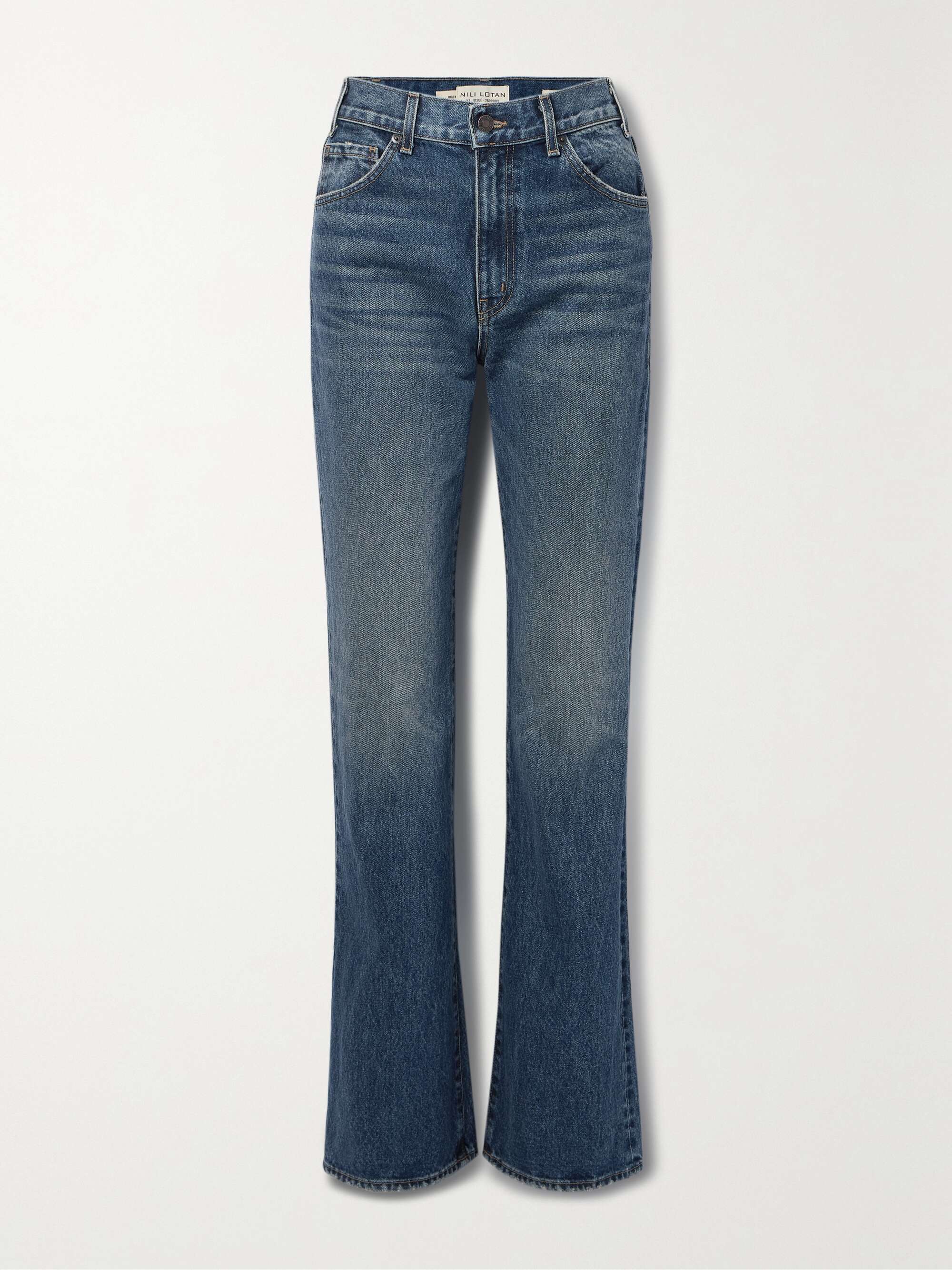 NILI LOTAN Joan high-rise straight-leg jeans