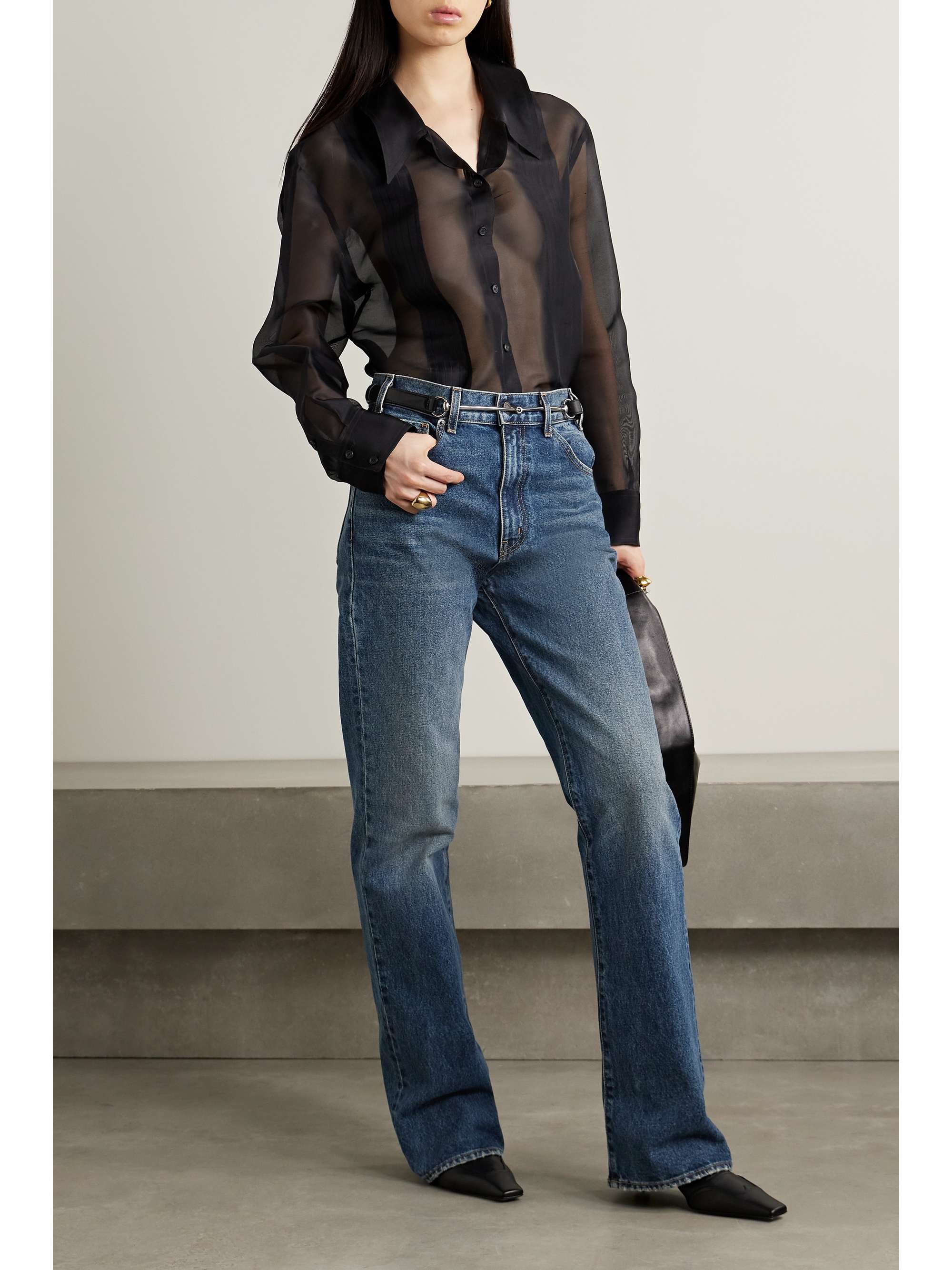 NILI LOTAN Joan high-rise straight-leg jeans