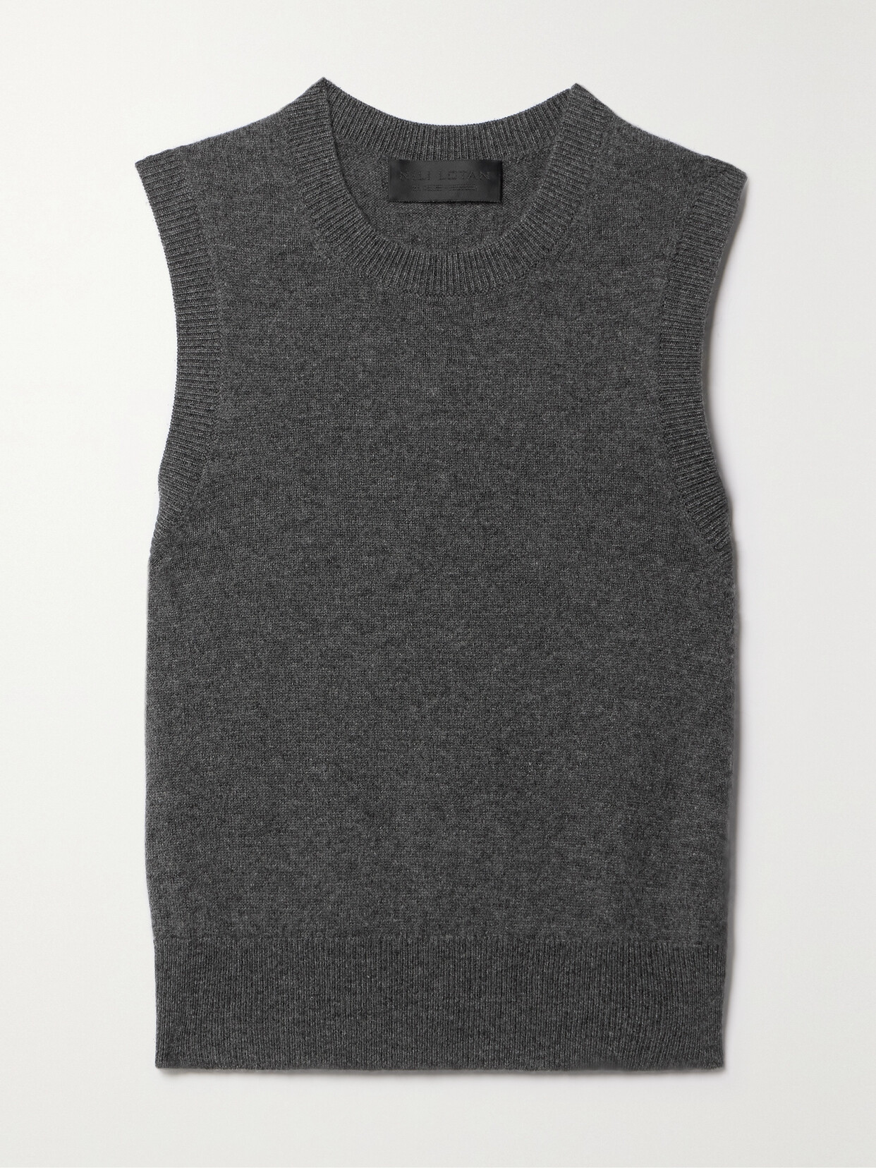 Shop Nili Lotan May Cashmere Tank In Gray