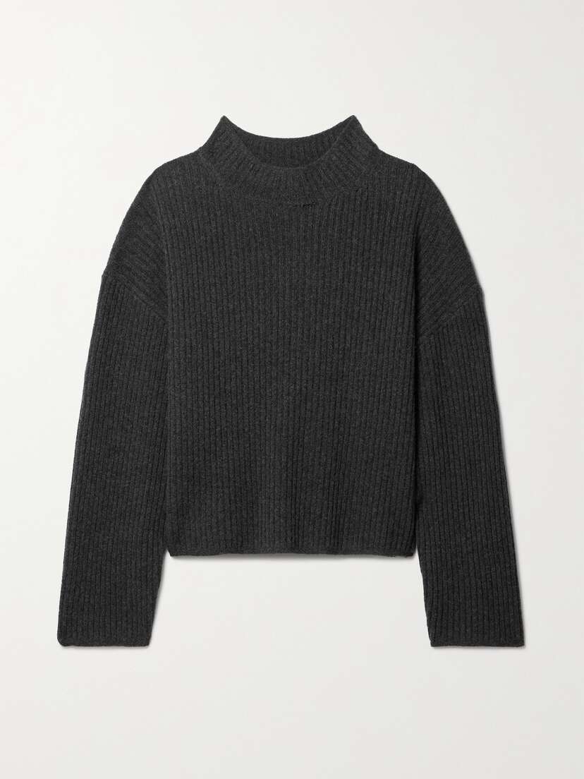 Nili Lotan Idesia Ribbed Wool Sweater