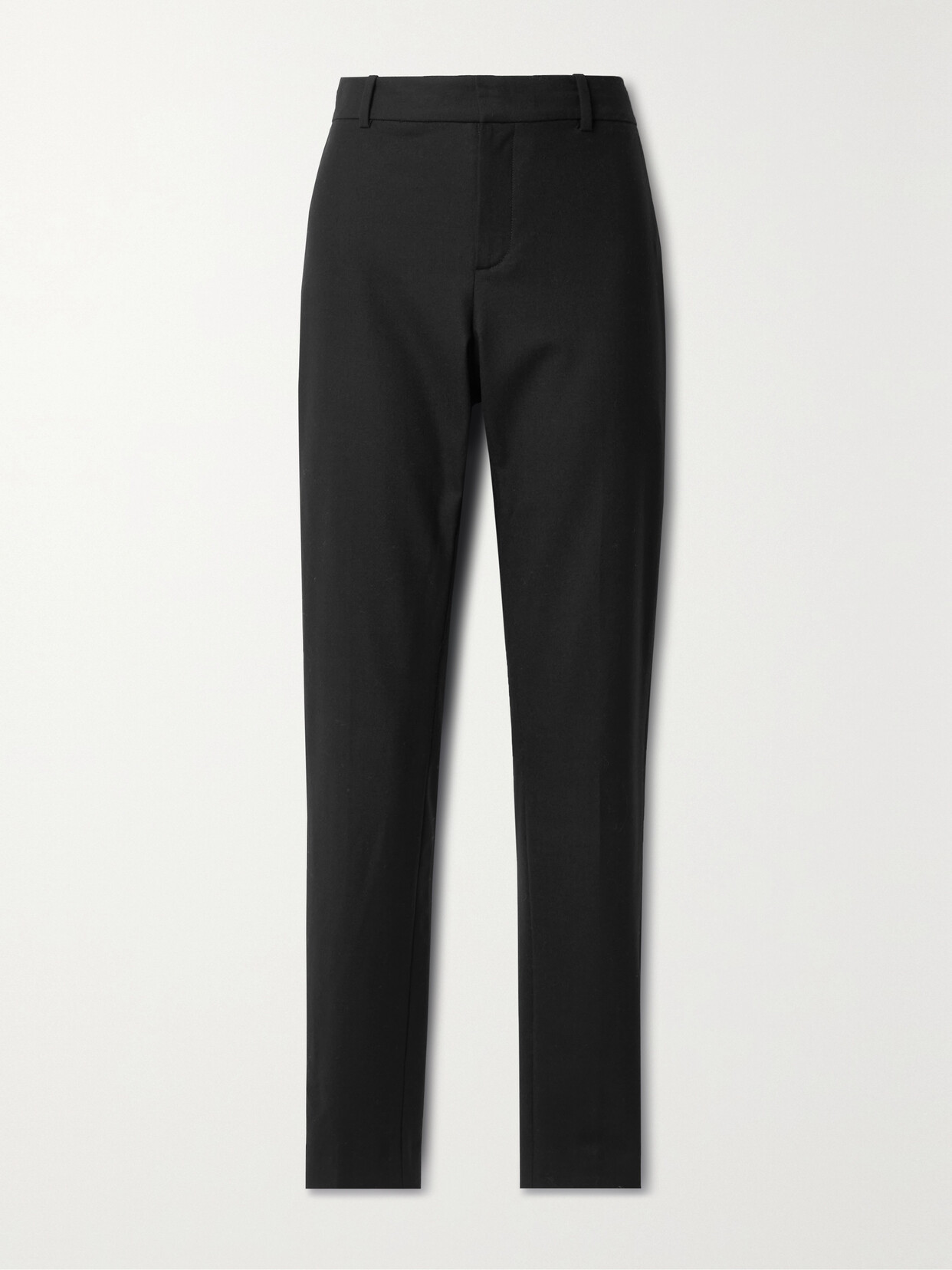Nili Lotan Lino Stretch-wool Skinny Pants - Black