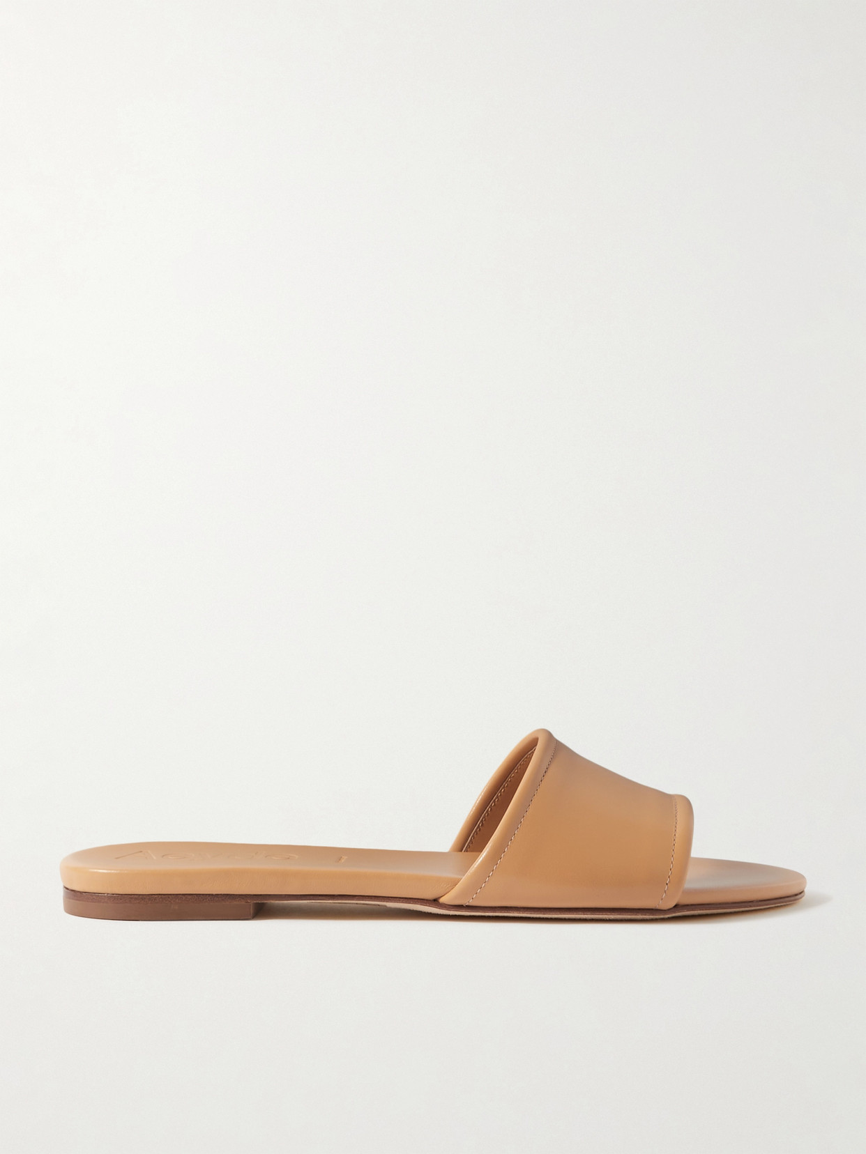 Shop Aeyde Sumi Leather Sandals In Neutrals