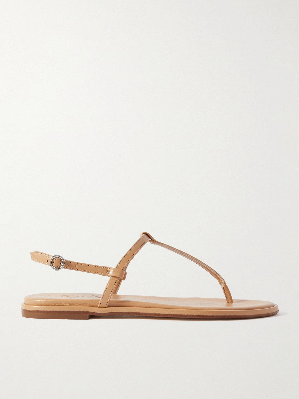 Shop Aeyde Nala Leather Sandals In Neutrals