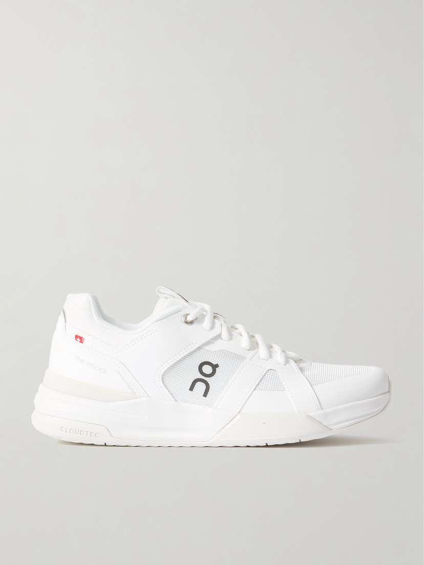 ON The Roger Clubhouse Pro Faux Leather-trimmed Mesh Sneakers