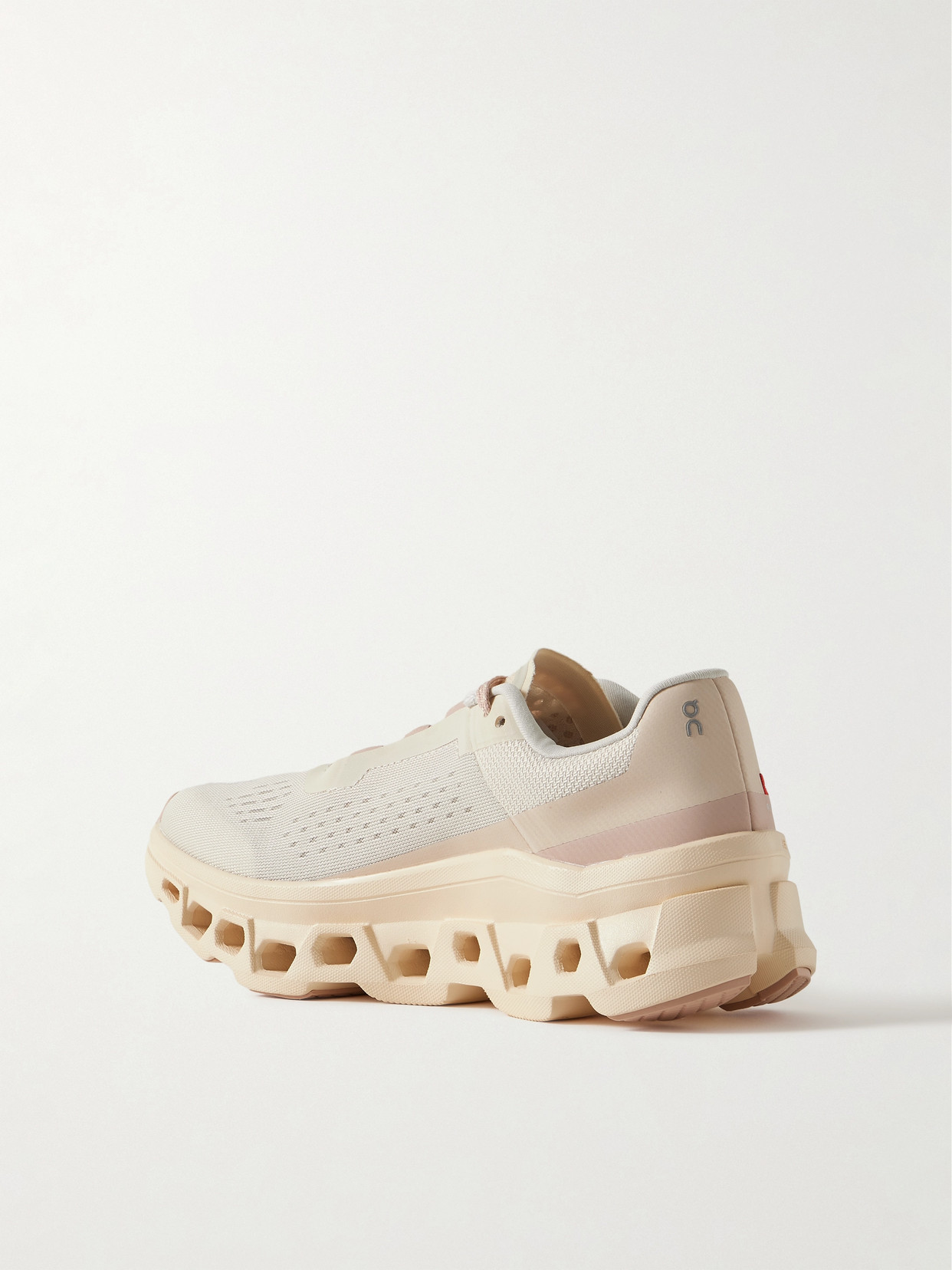 Shop On Cloudmster Rubber-trimmed Mesh Sneakers In Pink