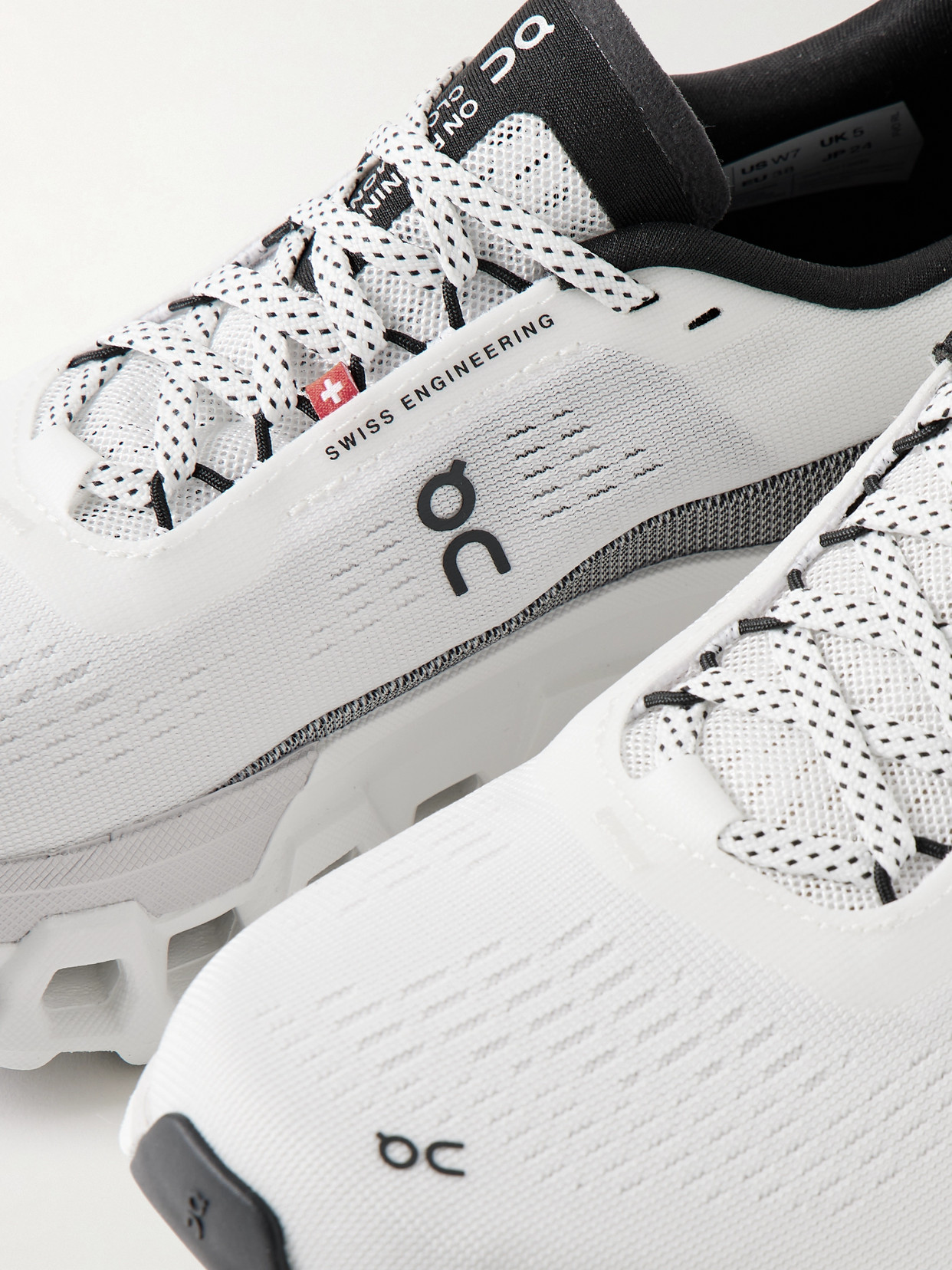 On White Cloudmster Sneakers In White