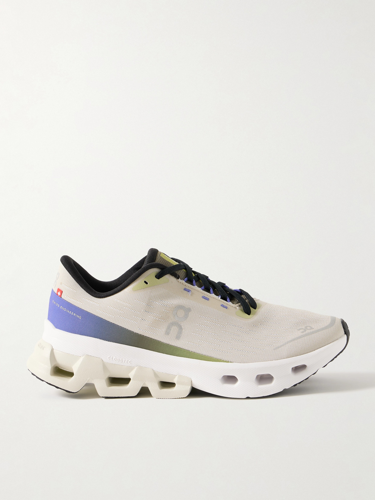 ON CLOUDSPARK RUBBER-TRIMMED RECYCLED-MESH SNEAKERS 