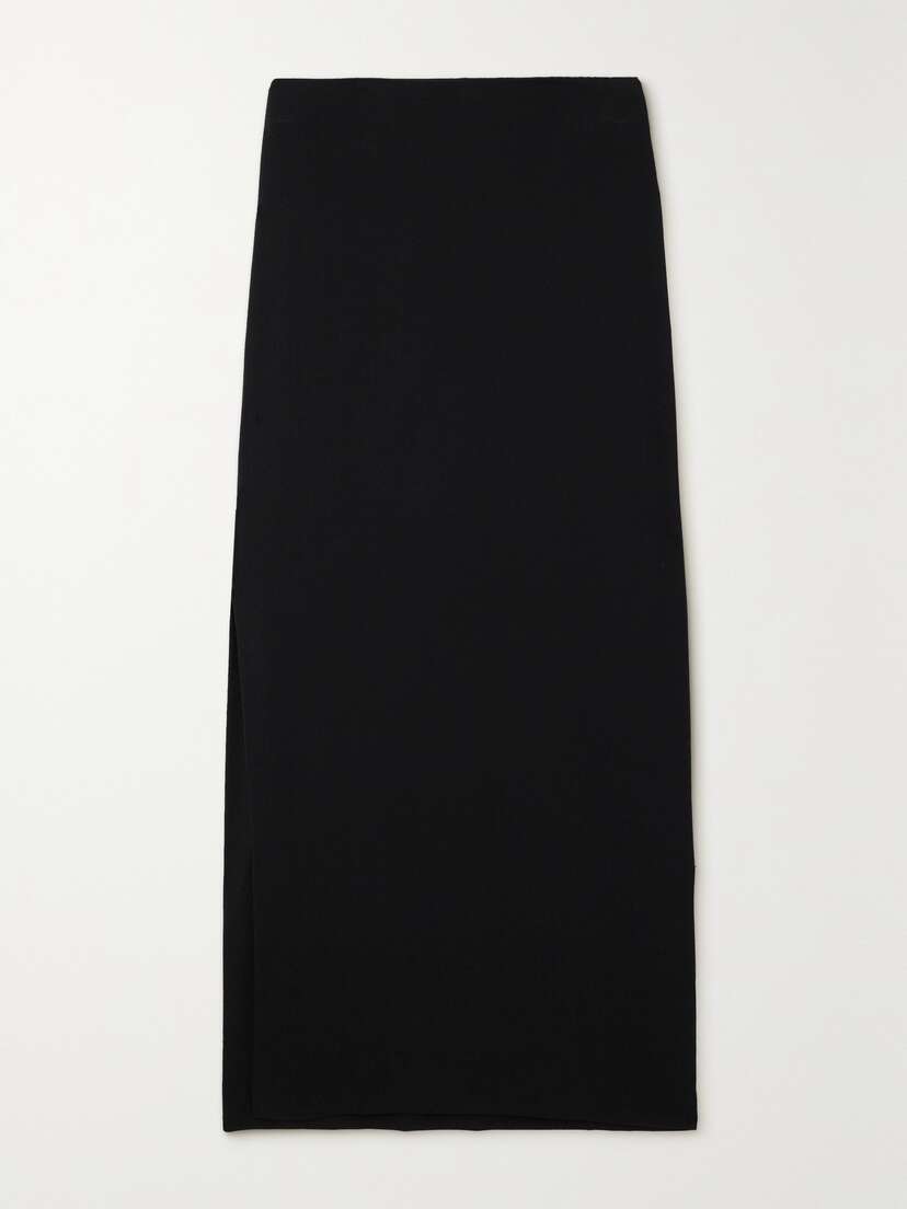 Matteau + Net Sustain Wool-blend Crepe Maxi Skirt