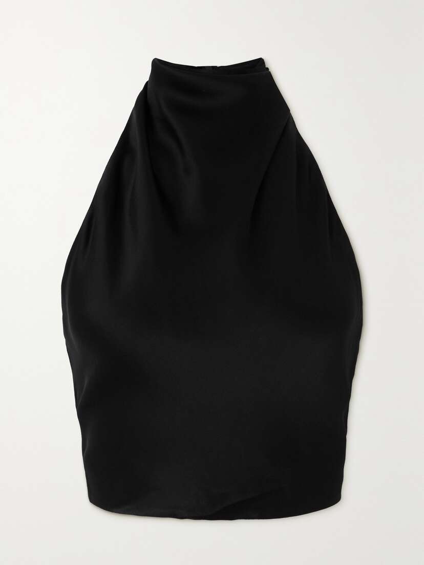 Matteau + Net Sustain Satin Halterneck Top