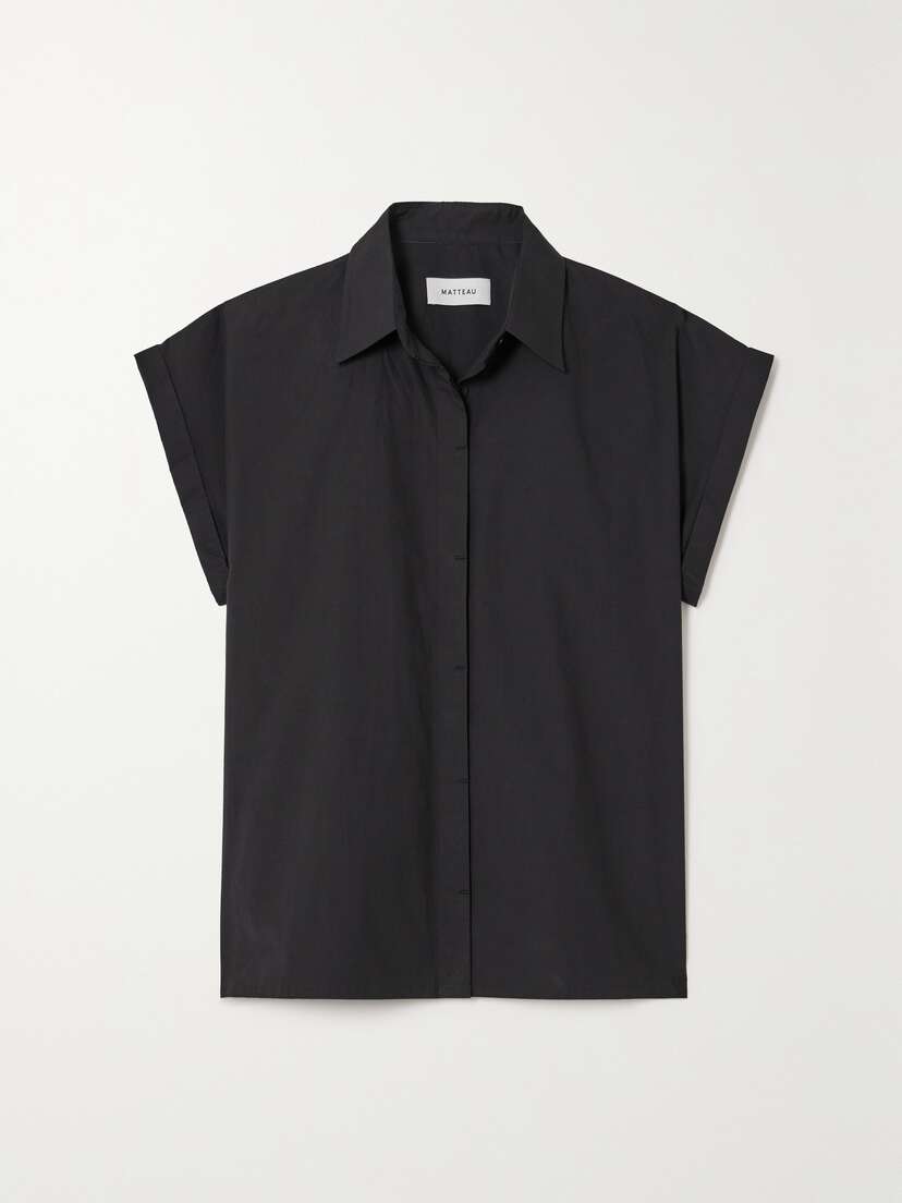 Matteau + Net Sustain Organic Cotton-poplin Shirt
