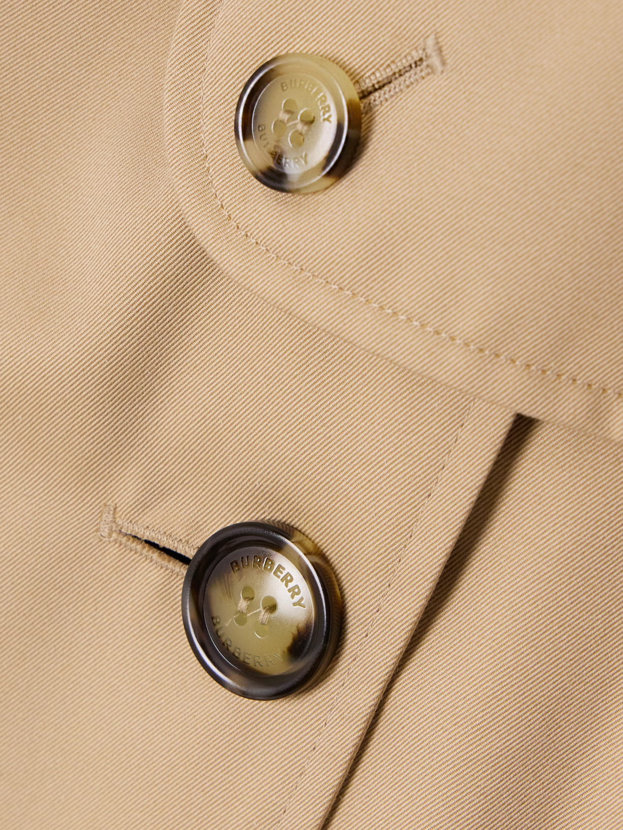 Kensington Long Organic Cotton-Gabardine Trench Coat