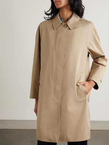 Burberry Camden organic cotton-gabardine coat