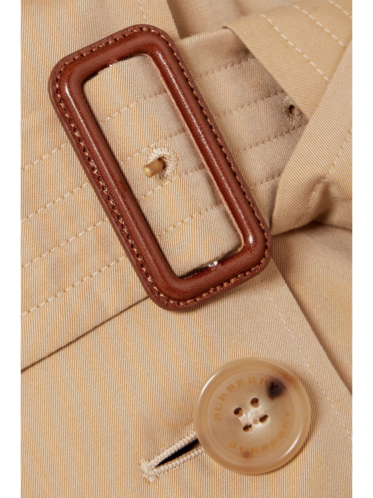 Kensington Organic Cotton-Gabardine Trench Coat