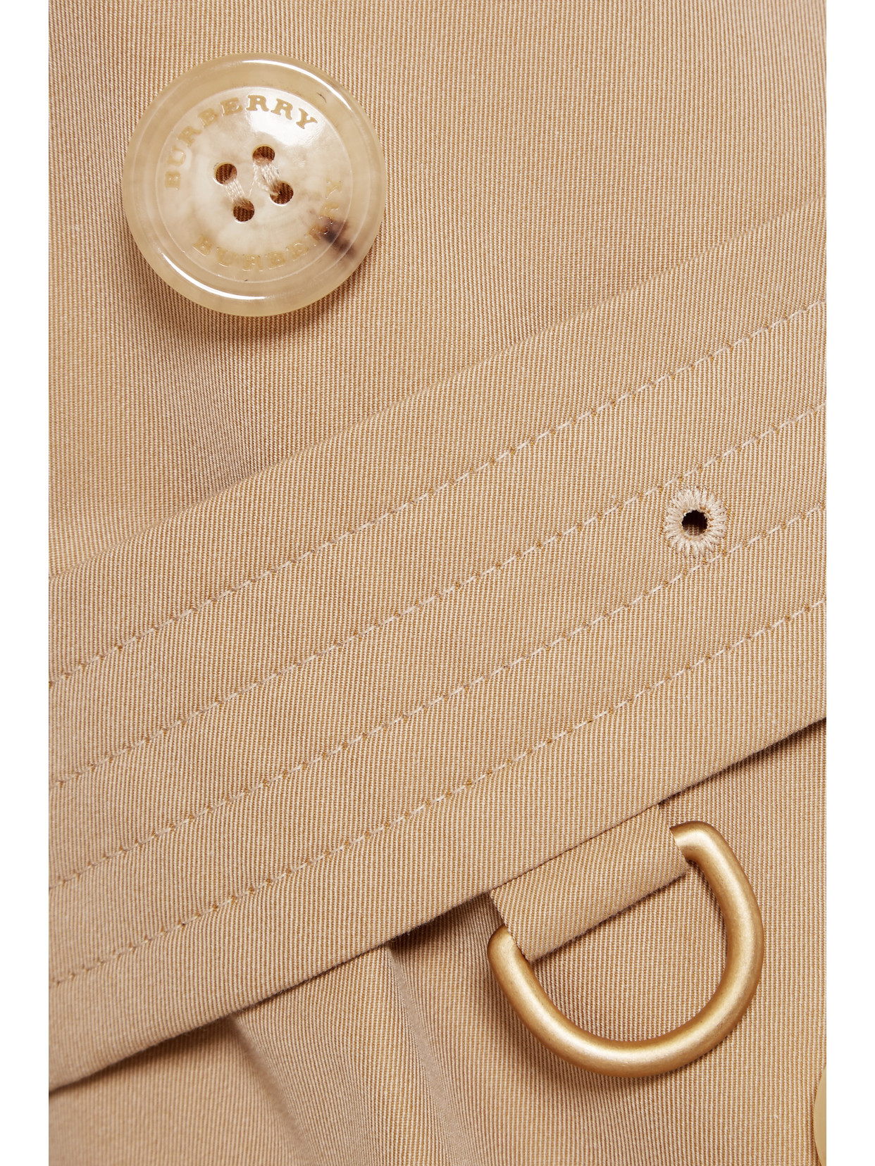 Kensington Organic Cotton-Gabardine Trench Coat