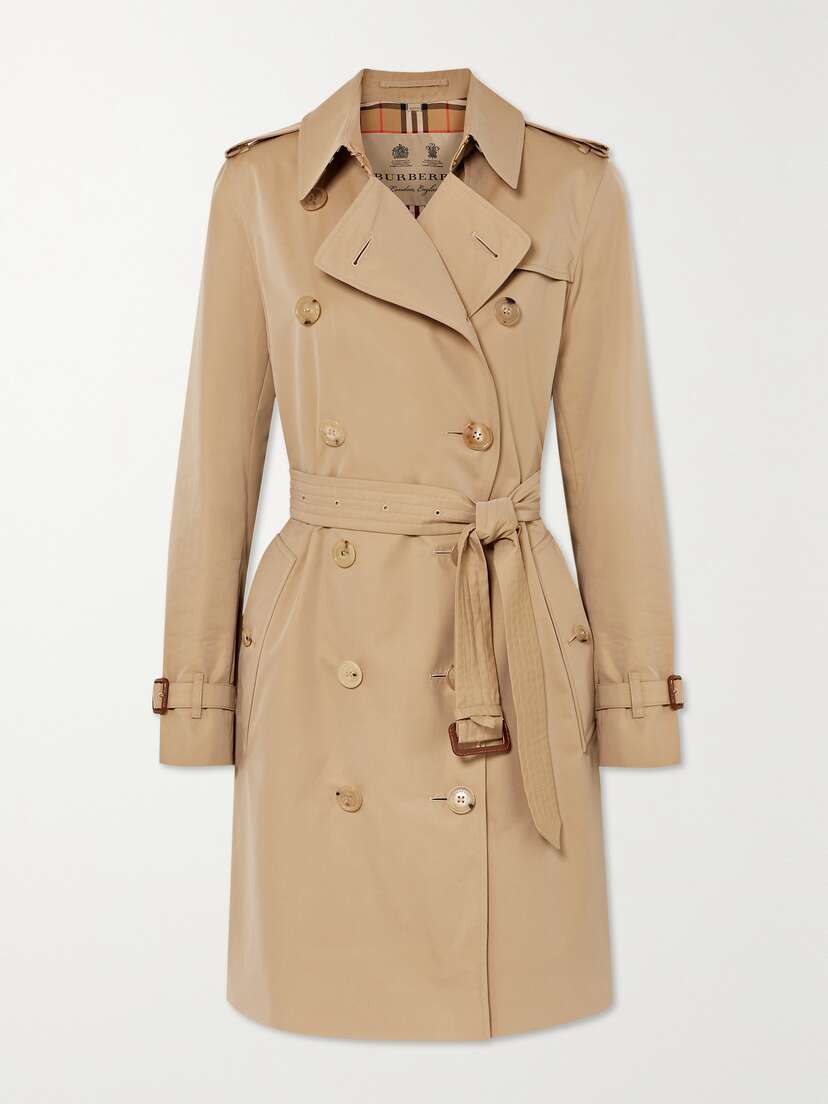 Burberry Kensington Organic Cotton-gabardine Trench Coat
