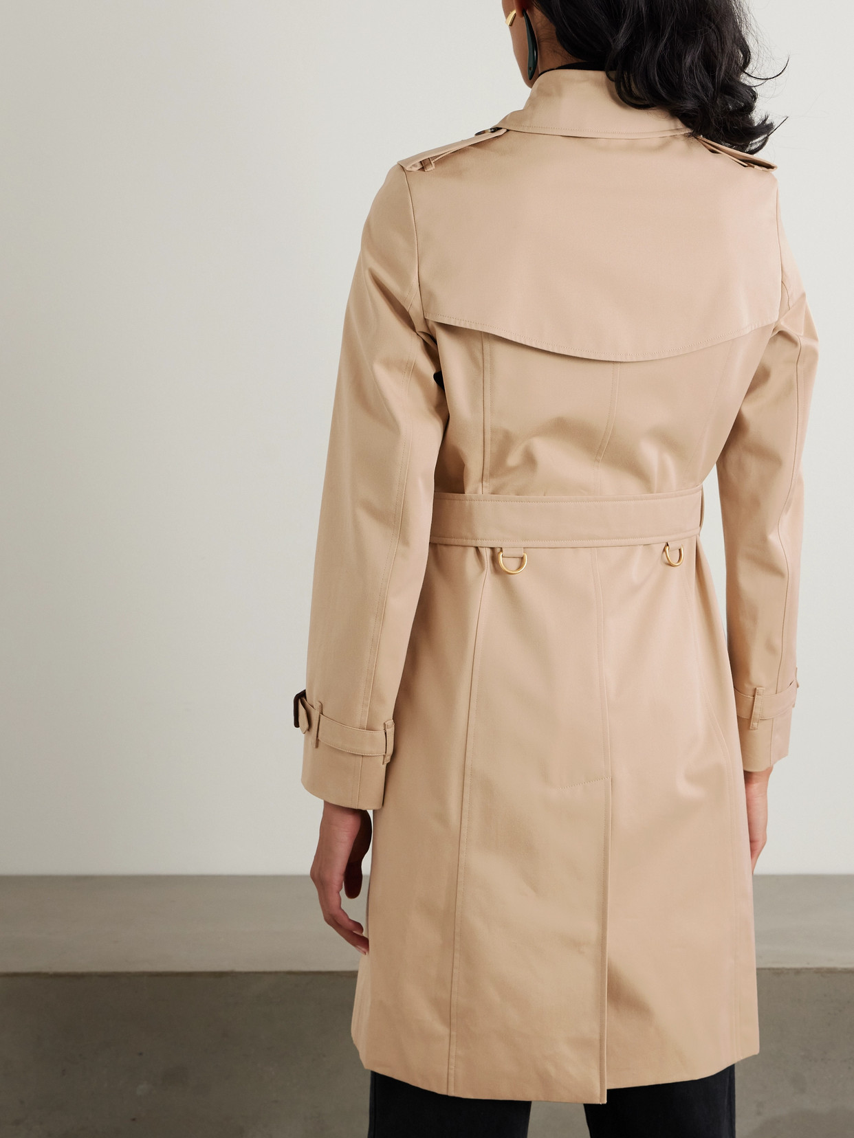 Chelsea Organic Cotton-Gabardine Trench Coat