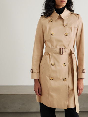 Burberry Chelsea organic cotton-gabardine trench coat