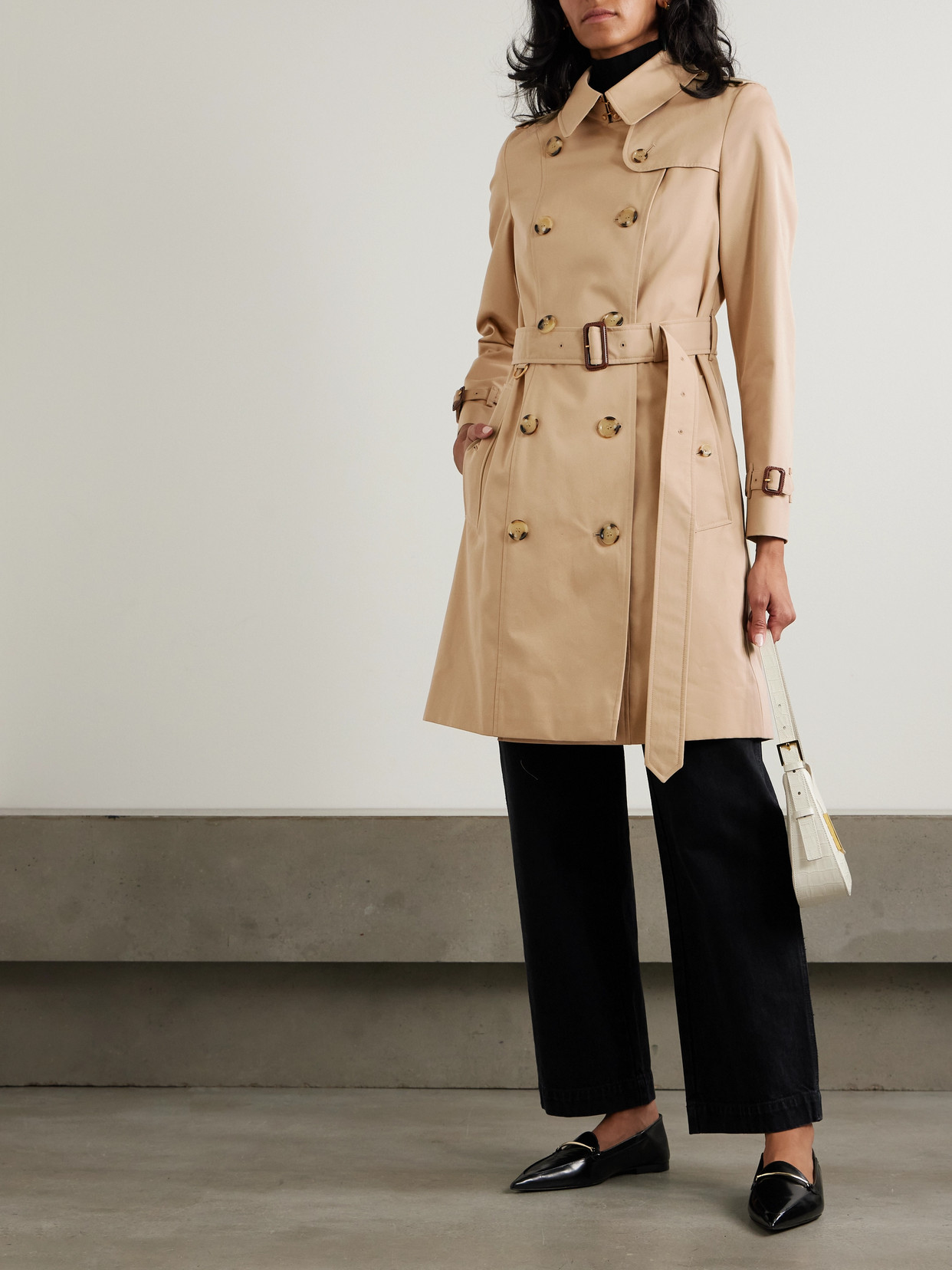 Chelsea Organic Cotton-Gabardine Trench Coat
