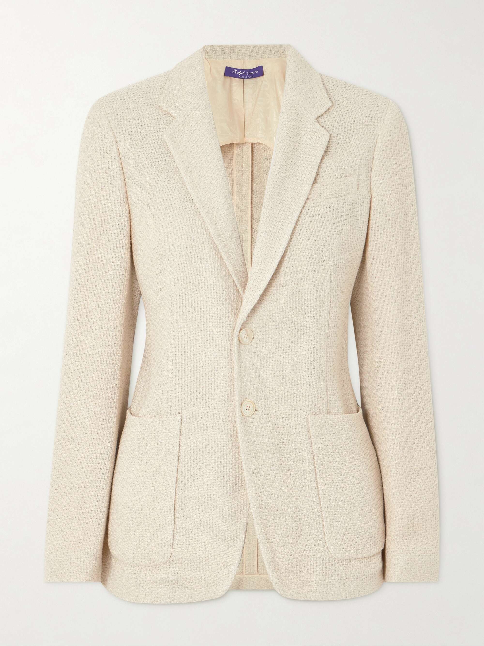 Hailey silk-blend twill blazer