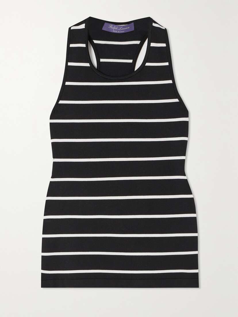 Ralph Lauren Collection Striped Silk Tank