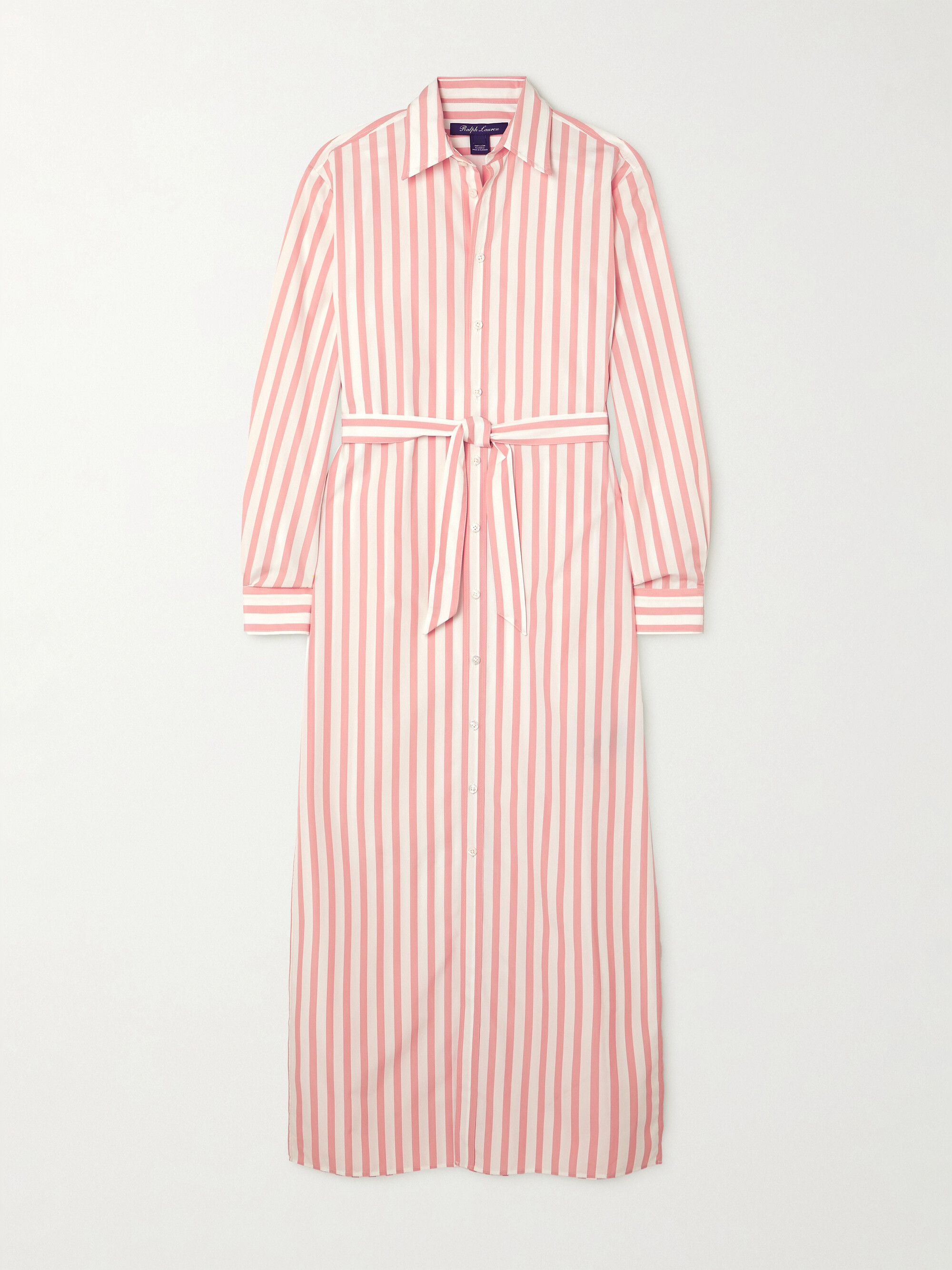 Ralph Lauren Collection Ysabella striped cotton-poplin maxi shirt dress thumbnail
