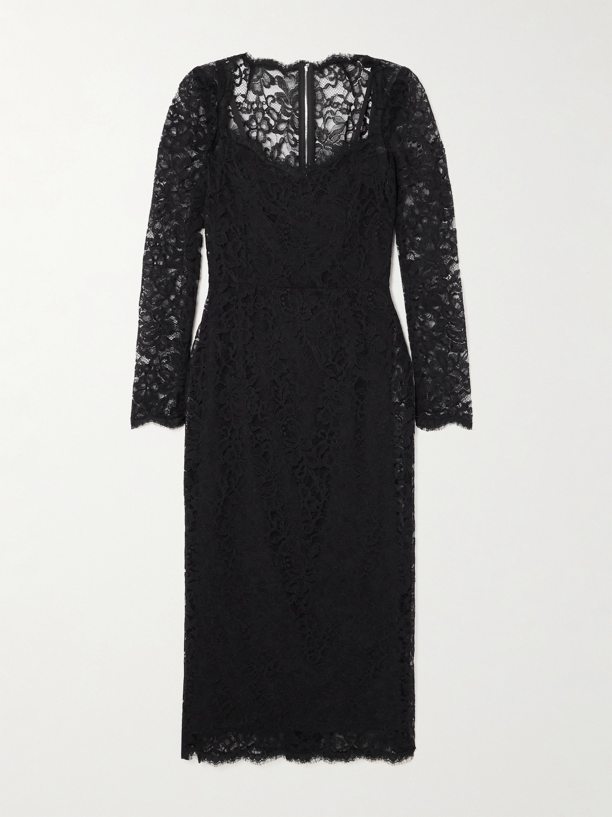 Dolce&Gabbana Corded lace midi dress thumbnail