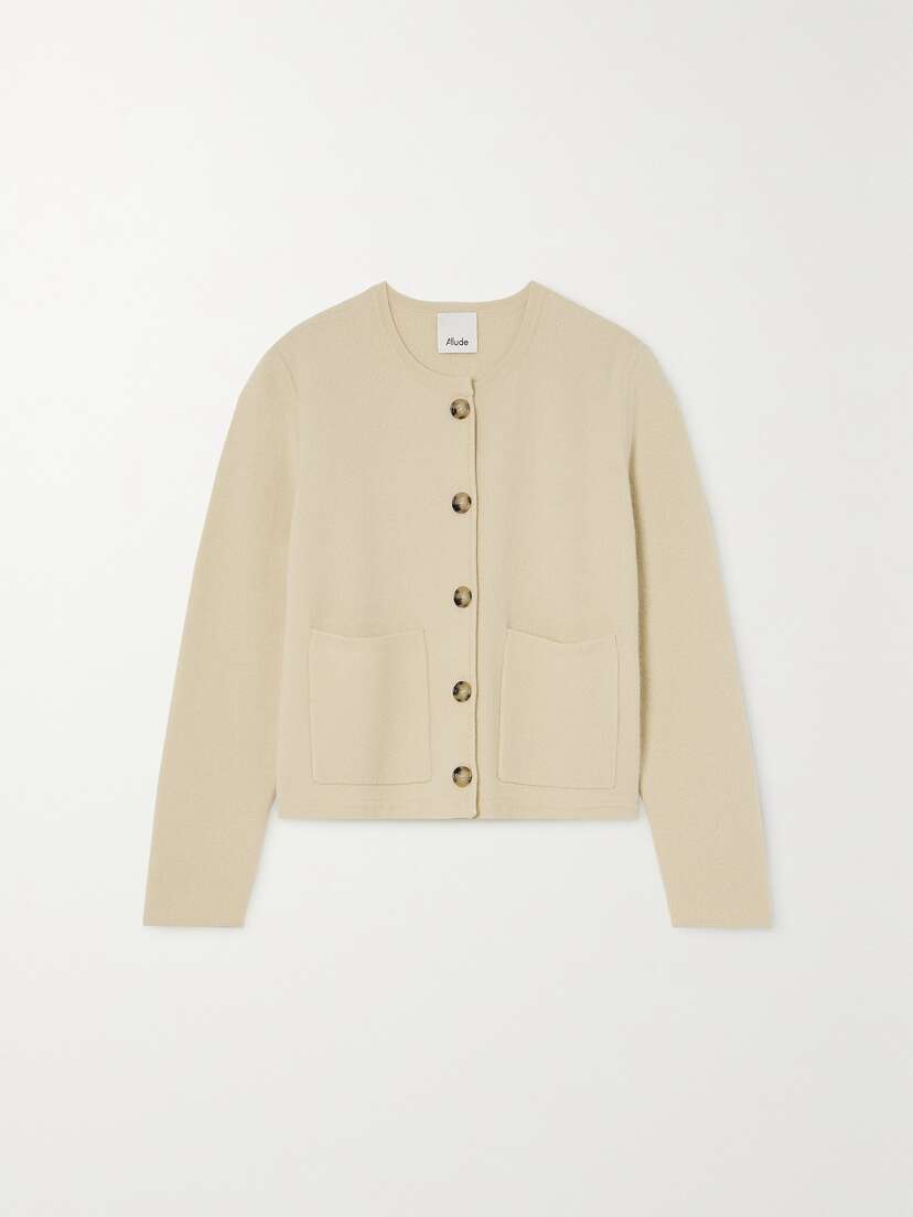 Allude Wool And Cashmere-blend Cardigan - x large