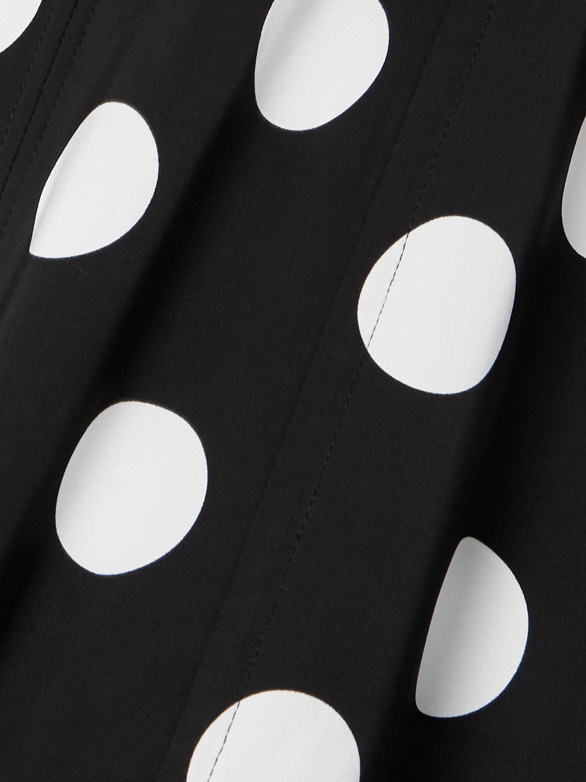 Dolce&Gabbana Polka-dot satin bustier midi dress thumbnail