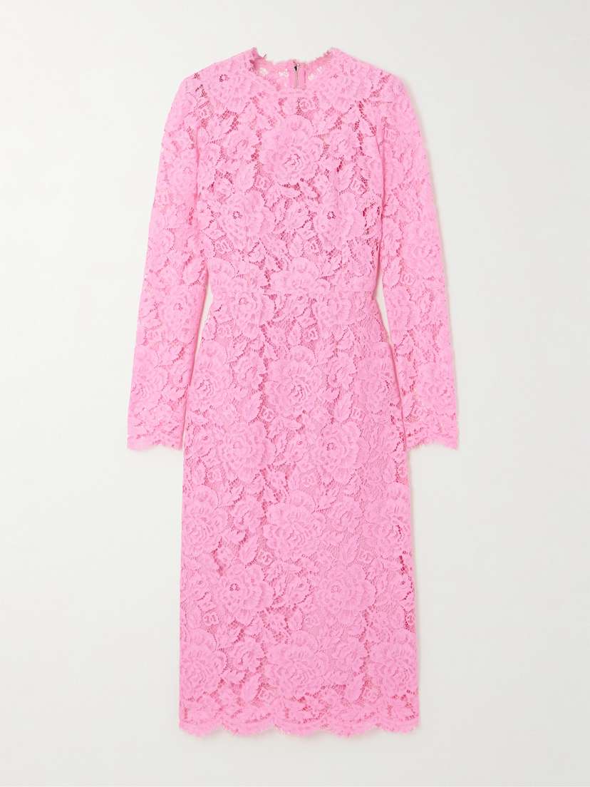 Dolce & Gabbana Lace Midi Dress