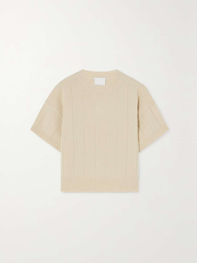 Allude Ribbed Wool And Cashmere-blend Sweater - x large