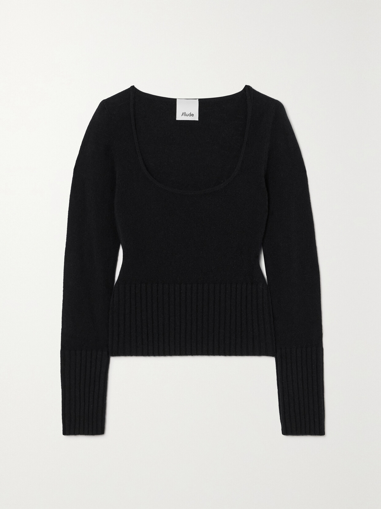 Allude Cashmere Top In Black