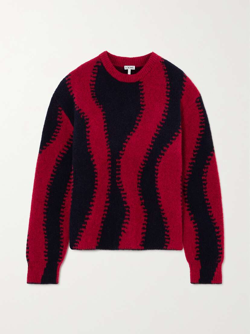 Loewe — Wool-blend jacquard sweater