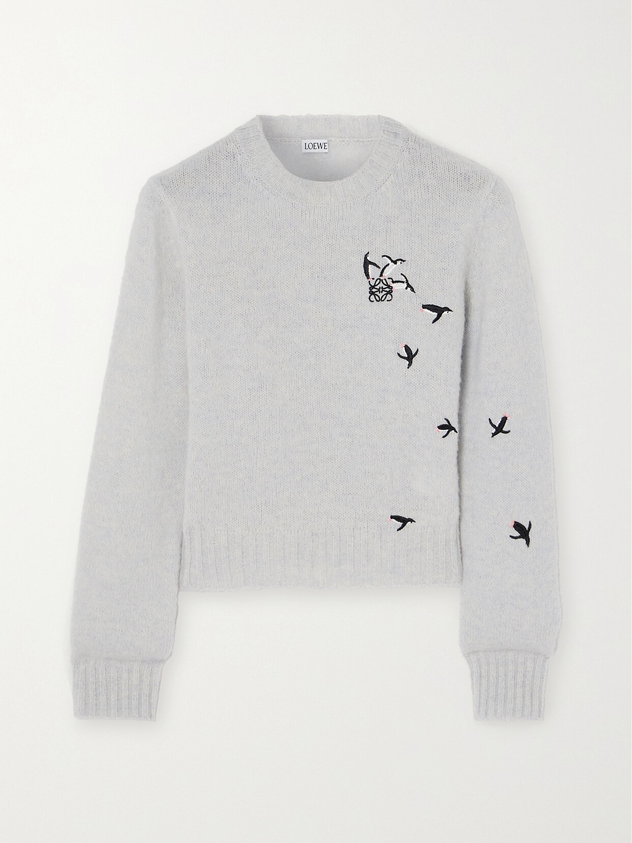 Loewe - + Suna Fujita Embroidered Wool Sweater - White