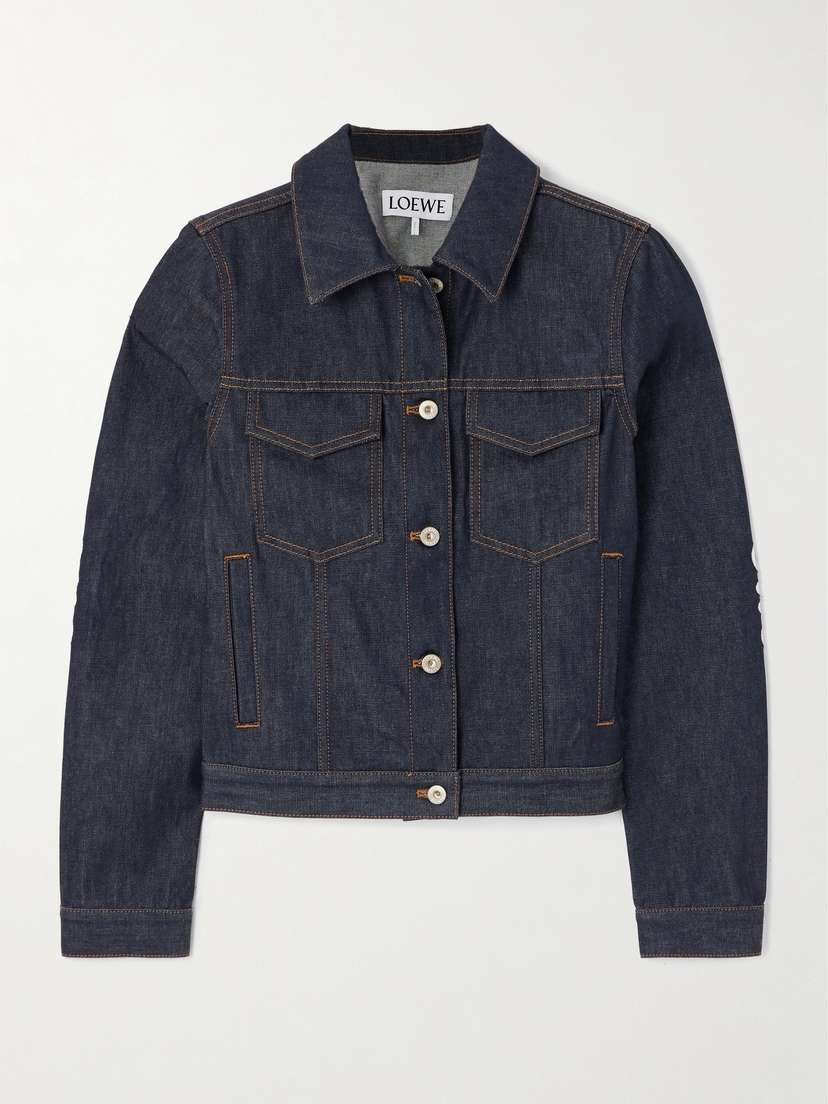 Loewe Anagram Appliquéd Denim Jacket