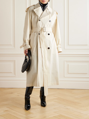 Burberry Belted cotton-gabardine trench coat