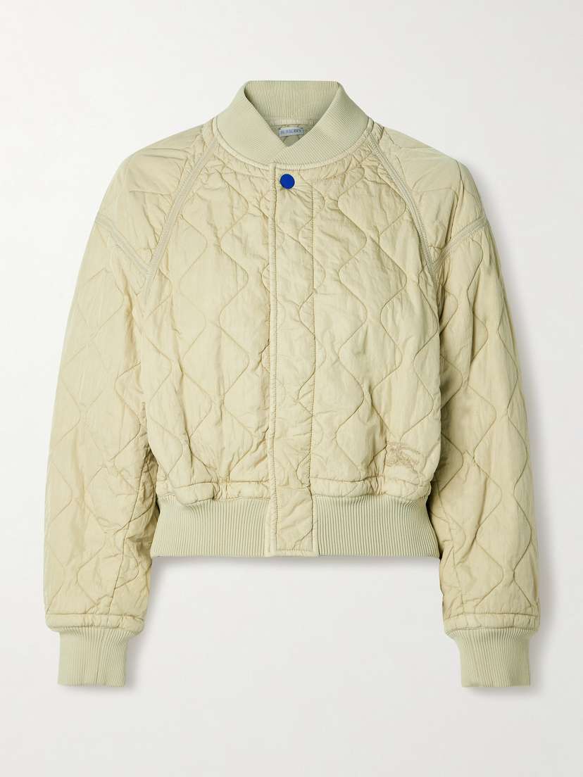 Burberry Quilted Crinkled-shell Jacket - xx small