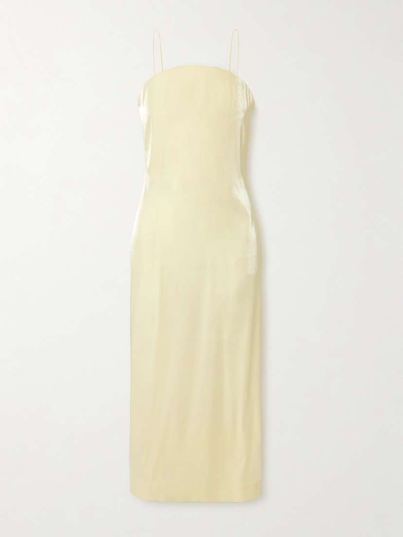 Jacquemus Carino Satin Midi Dress