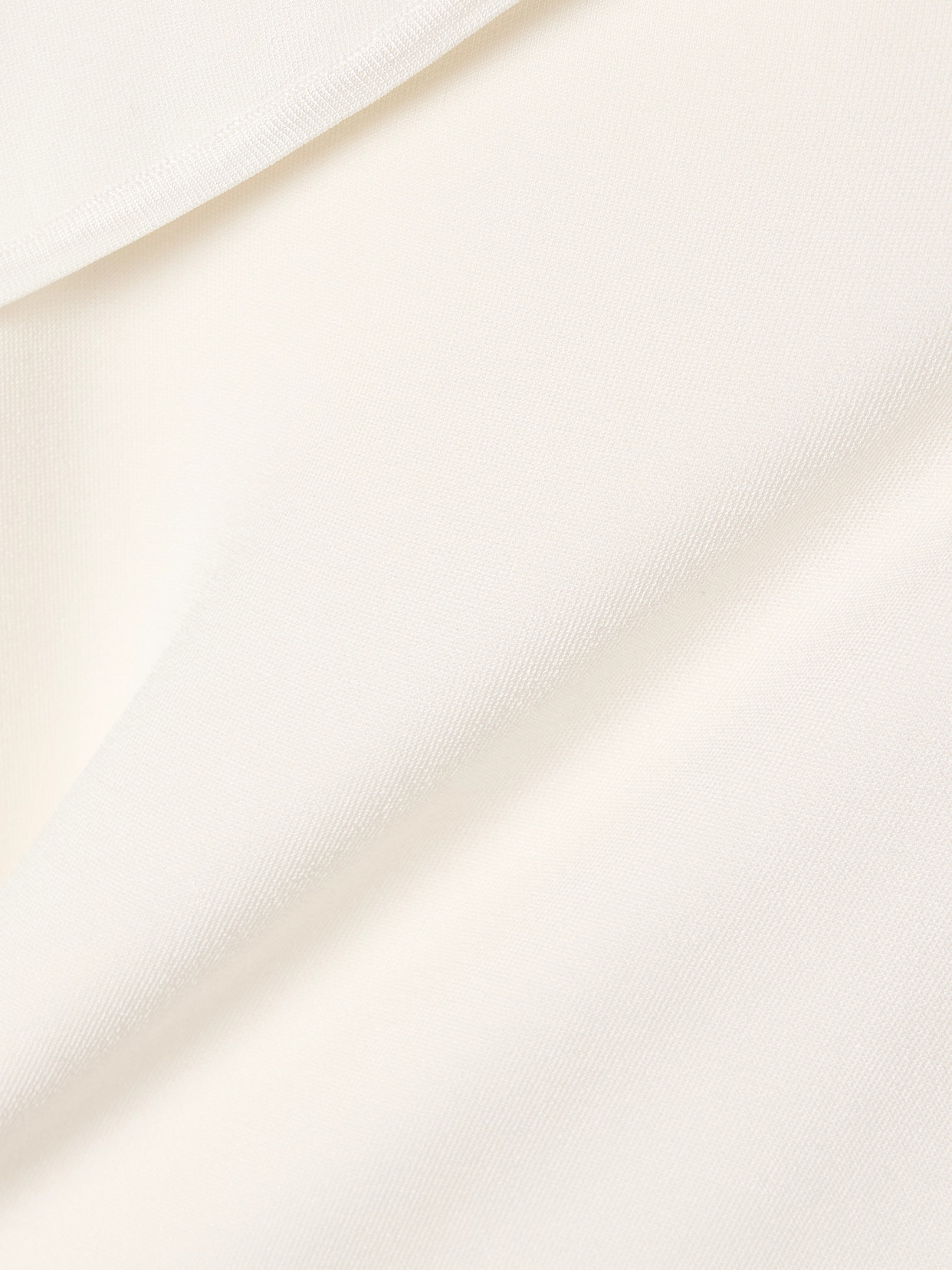 Jacquemus Aro Draped Jersey Maxi Dress In White