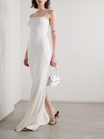Jacquemus Aro draped jersey maxi dress