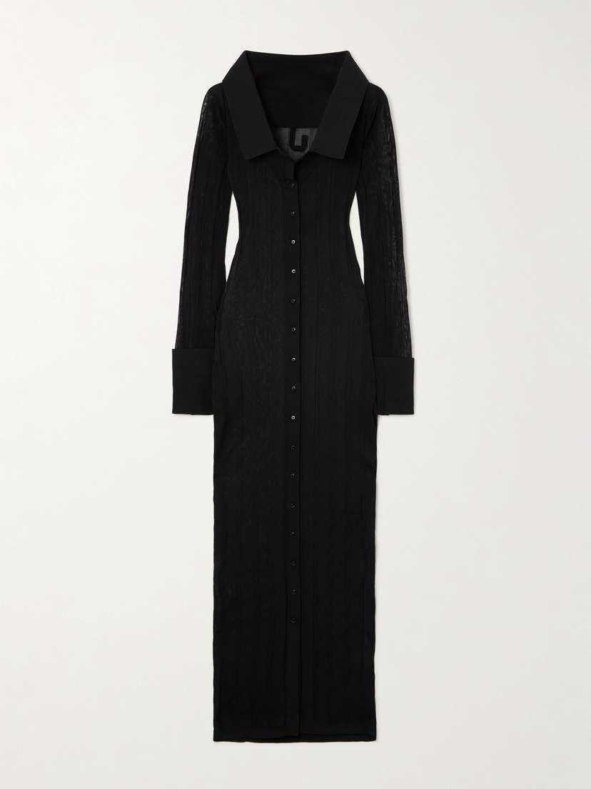 Jacquemus Manta Ribbed-knit Maxi Dress